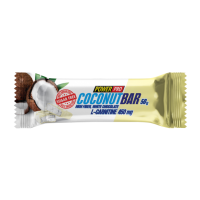 Батончик Coconut Bar без сахара с кокосовой стружкой в белом шоколаде (50г)